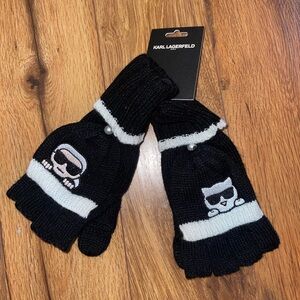 NWT Karl Lagerfeld Paris Gloves / Mittens